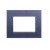 Placa ornament 3 module Violet Bticino Living Light